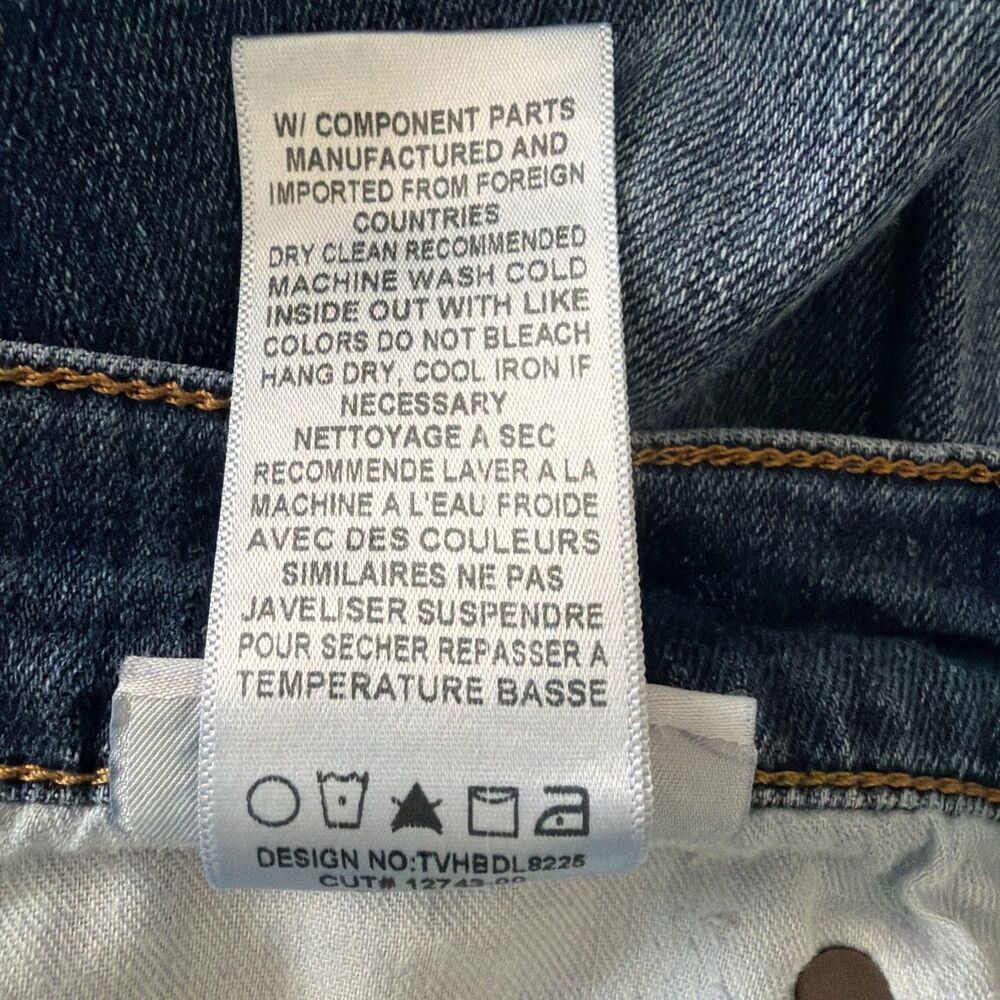 Joes Jeans Mens 36x31 Brixton Straight Narrow Leg Blue Denim Whiskering Fade EUC - Picture 15 of 16